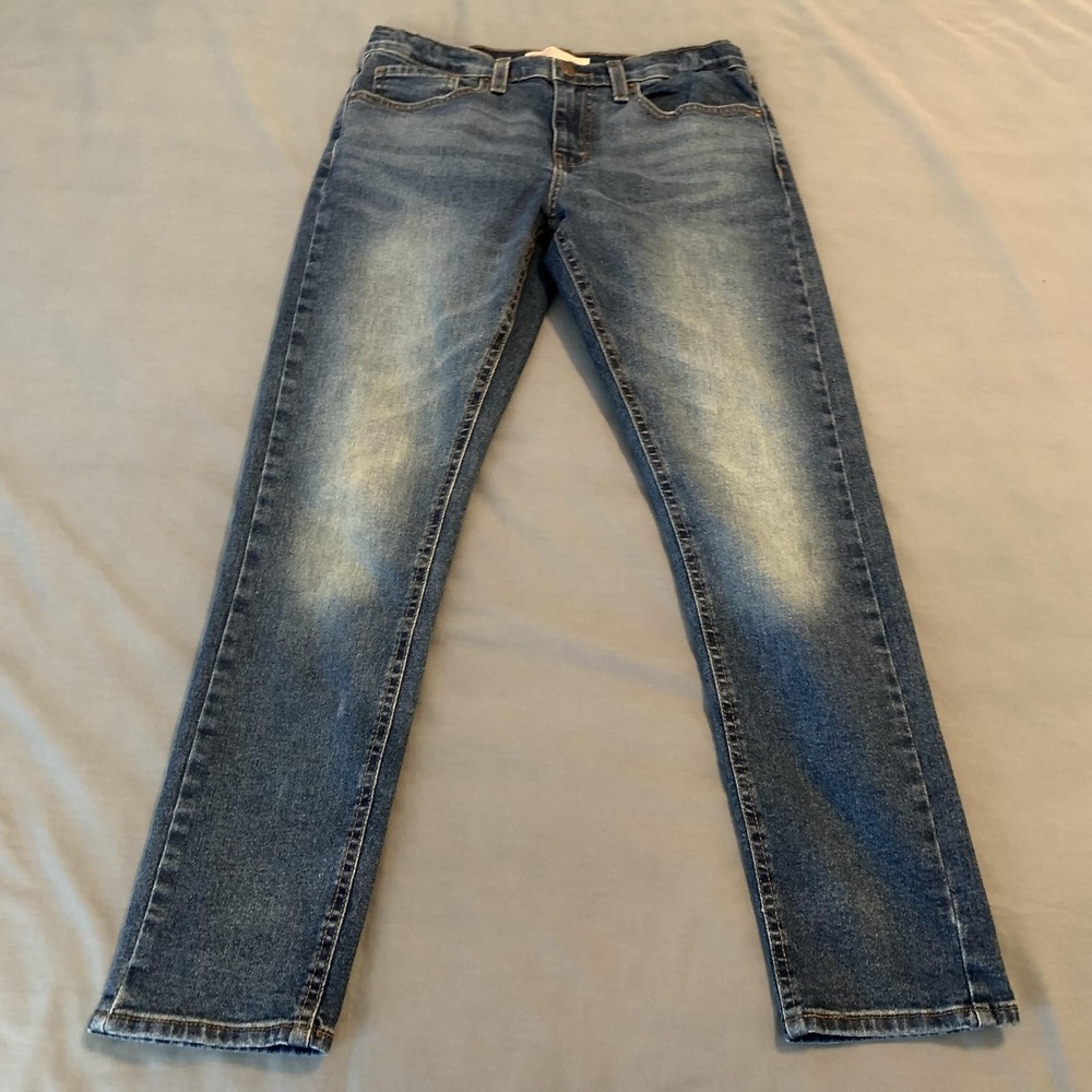 Signature By Levi Strauss‎ Jeans Womans 16 Blue Taper Regular Fit Stretch Denim